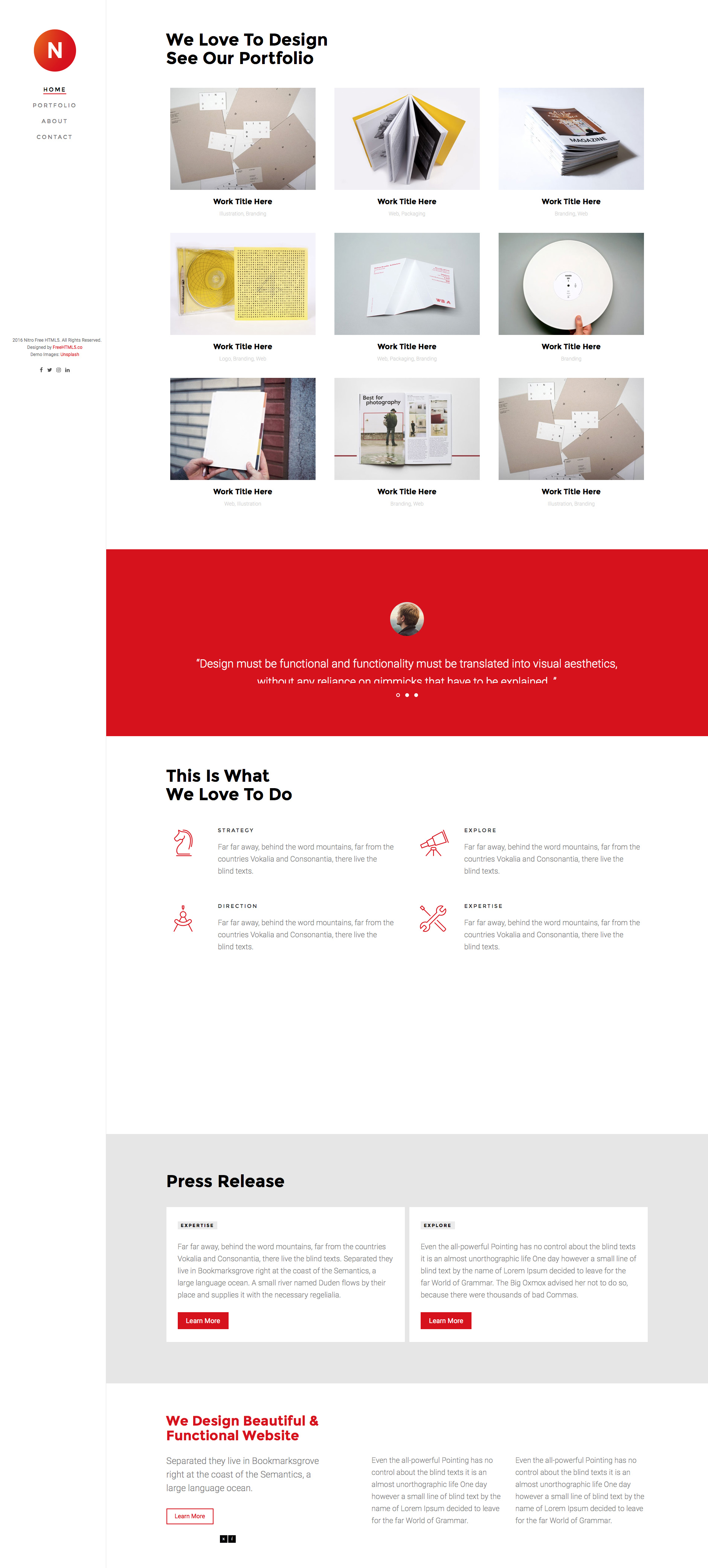 Bootstrap Responsive Website Free Download